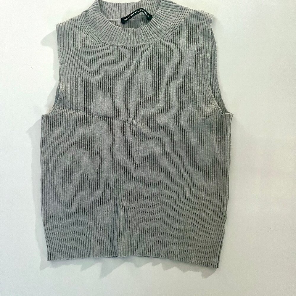 Brandy Melville Gray Sweater Vest size XS pre owned